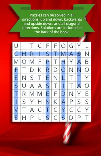 Christmas Word Search: Cozy Holiday Word Search Puzzle Book With Solutions for Adults, Kids, Seniors, & Teens | Anti-Eye Strain Stress Relief | Christmas Books, Activities, Games Christmas Word Search: Cozy Holiday Word Search Puzzle Book With Solutions for Adults, Kids, Seniors, & Teens | Anti-Eye Strain Stress Relief | Christmas Books, Activities, Games von Independently published