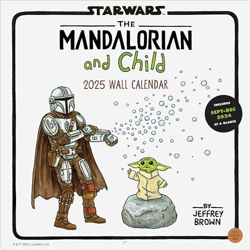 Star Wars The Mandalorian and Child 2025 Wall Calendar von Chronicle Books