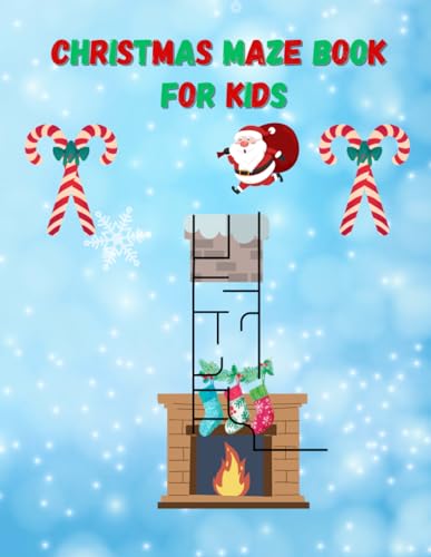 Christmas Maze Book for Children Ages 5 -10 years old von Independently published