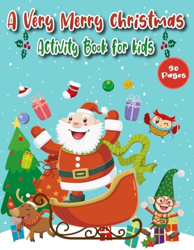 A Very Merry Christmas Activity Book for Kids