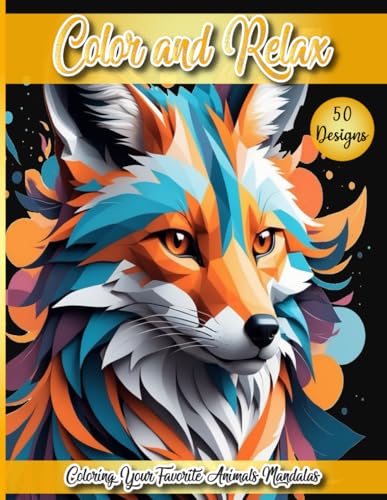 Color and Relax: Coloring Your Favorite Animals Mandalas