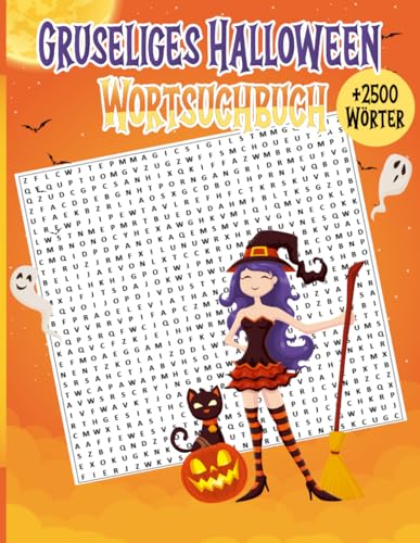 Gruseliges Halloween-Wortsuchbuch von Independently published