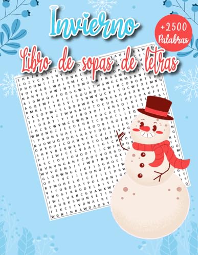 Libro de Sopas de Letras de Invierno