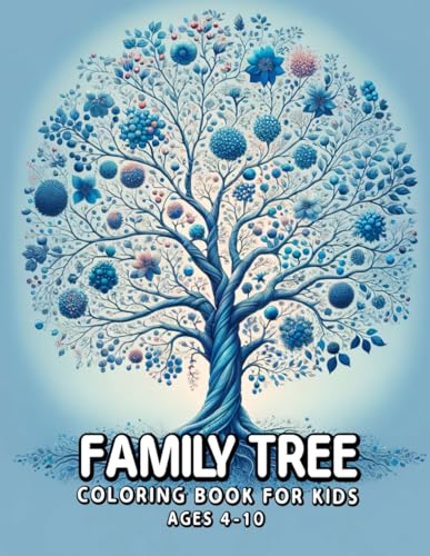 Family Trees - Gift For Kids, Children's Coloring Book, 8.5" x 11" Size, Perfect for Birthdays and Holidays, Ideal for Boy And Girl von Independently published