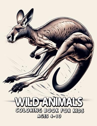 Wild Animals Family Members Illustration, 8.5" x 11" size, Children's Coloring Books, Perfect for Kids and animal Enthusiasts von Independently published