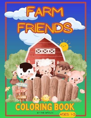 Farm Friends Coloring Book (Animal Friends Coloring Adventure Series) von Independently published
