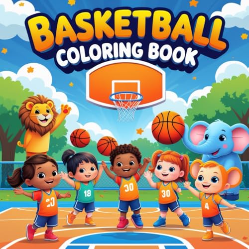 Basketball Coloring Book: Fun & Easy Coloring Pages of Kids and Animals Playing Basketball – Perfect for Kids & Adults! Basketball Coloring Book: Fun & Easy Coloring Pages of Kids and Animals Playing Basketball – Perfect for Kids & Adults! von Independently published