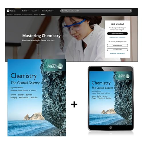 Chemistry: The Central Science in SI Units, Expanded Edition, Global Edition + Mastering Chemistry with Pearson eText Chemistry: The Central Science in SI Units, Expanded Edition, Global Edition + Mastering Chemistry with Pearson eText