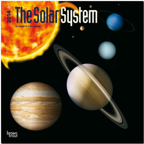 The Solar System 18-Month 2014 Calendar von Browntrout Pub