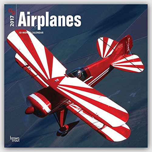 Airplanes - Motorflugzeuge 2017 - 18-Monatskalender: Original BrownTrout-Kalender [Mehrsprachig] [Kalender] (Wall-Kalender)