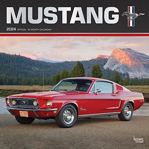 Mustang – Ford Mustang 2024 – 16-Monatskalender: Original BrownTrout-Kalender [Mehrsprachig] [Kalender] (Wall-Kalender)