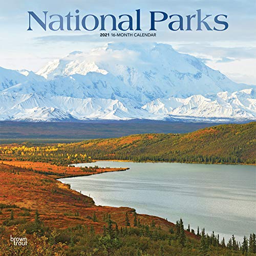 National Parks 2021 - 16-Monatskalender: Original BrownTrout-Kalender [Mehrsprachig] [Kalender] (Wall-Kalender)