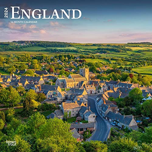England | 2024 12 x 24 Inch Monthly Square Wall Calendar | BrownTrout | UK United Kingdom Scenic England | 2024 12 x 24 Inch Monthly Square Wall Calendar | BrownTrout | UK United Kingdom Scenic