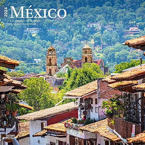 Mexico | 2024 12 x 24 Inch Monthly Square Wall Calendar | English/Spanish Bilingual | BrownTrout | Mexican America Scenic Nature Mexico | 2024 12 x 24 Inch Monthly Square Wall Calendar | English/Spanish Bilingual | BrownTrout | Mexican America Scenic Nature