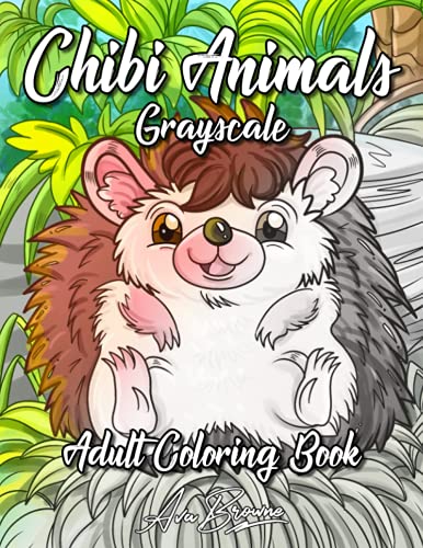 Chibi Animals Grayscale Coloring Book: An Adult Coloring Book With Adorable Baby Animals. Includes Cats, Owls, Elephants, and Many More! Chibi Animals Grayscale Coloring Book: An Adult Coloring Book With Adorable Baby Animals. Includes Cats, Owls, Elephants, and Many More! von Independently published