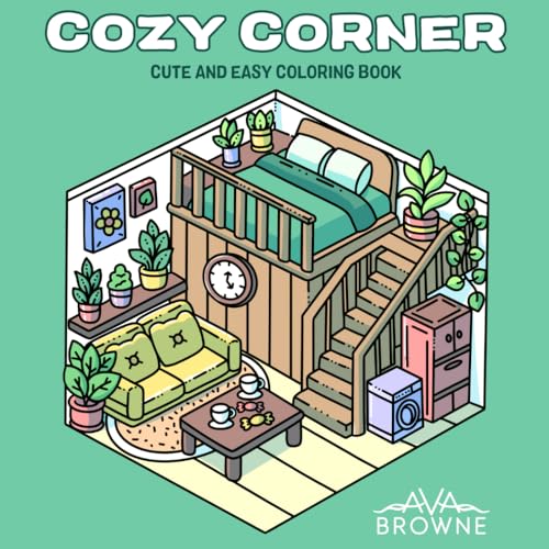 Cozy Corner: A Cute and Easy Coloring Book For Adults and Kids with Bold Lines for Stress Free Coloring Cozy Corner: A Cute and Easy Coloring Book For Adults and Kids with Bold Lines for Stress Free Coloring von Independently published