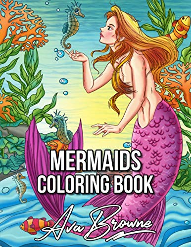 Mermaids Coloring Book: Mermaid Adult Coloring Book With Underwater Scenes, Mermen, Fish and Other Sea Creatures Mermaids Coloring Book: Mermaid Adult Coloring Book With Underwater Scenes, Mermen, Fish and Other Sea Creatures von Independently published