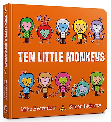 Ten Little Monkeys Board Book von Orchard Books