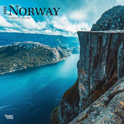 Norway 2025 12 X 24 Inch Monthly Square Wall Calendar Plastic-Free Browntrout Travel Europe Scandinavian Fjords Norway 2025 12 X 24 Inch Monthly Square Wall Calendar Plastic-Free Browntrout Travel Europe Scandinavian Fjords von BrownTrout