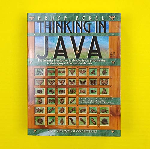 Thinking in Java: The definitive introduction to object-oriented programming in the language of the world wide web von Pearson