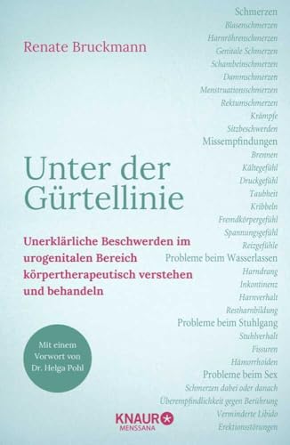 Unter der Gürtellinie: Unerklärliche Beschwerden im urogenitalen Bereich körpertherapeutisch verstehen und behandeln (Pohltherapie - Schmerzen körpertherapeutisch selbst behandeln) von Knaur MensSana HC