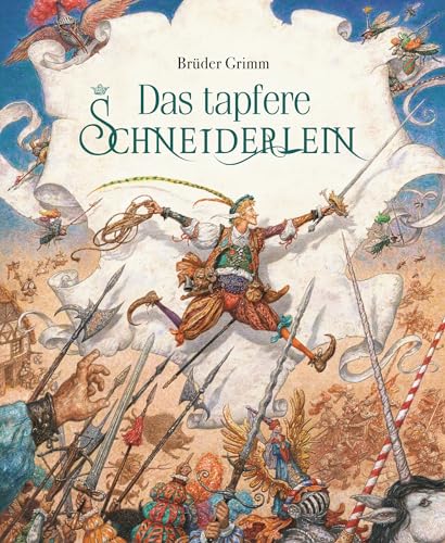 Das tapfere Schneiderlein: Märchenbuch, Unendliche Welten (Unendliche Welten: beliebte klassische Märchen neu illustriert, hochwertiges Märchenbuch für Kinder ab 4 zum Vorlesen und Staunen) von Wunderhaus Verlag GmbH