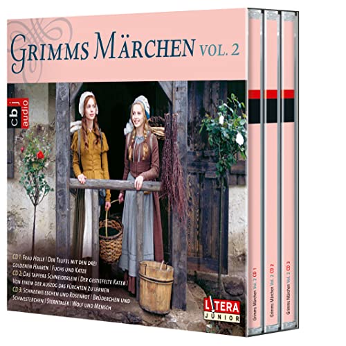 Grimms Märchen Box 2: Frau Holle, Das tapfere Schneiderlein, Der gestiefelte Kater, Schneeweißchen und Rosenrot, Brüderchen und Schwesterchen, Sterntaler u.a. von cbj