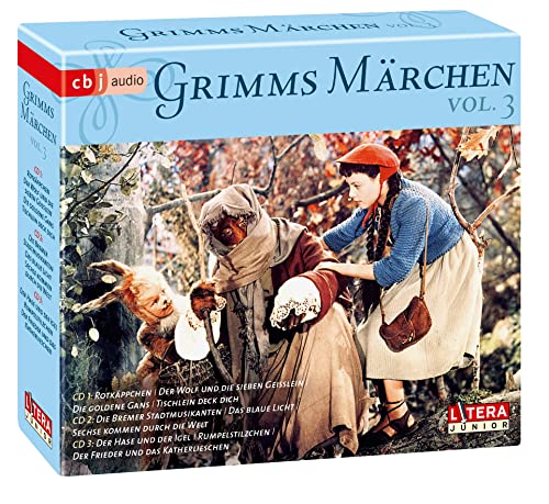 Grimms Märchen Box 3: Rotkäppchen, Der Wolf und die sieben Geißlein, Die goldene Gans, Tischlein deck dich, Die Bremer Stadtmusikanten, Der Hase und der Igel, Rumpelstilzchen u.a. Grimms Märchen Box 3: Rotkäppchen, Der Wolf und die sieben Geißlein, Die goldene Gans, Tischlein deck dich, Die Bremer Stadtmusikanten, Der Hase und der Igel, Rumpelstilzchen u.a.