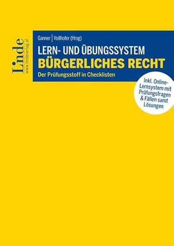 Lern- und Übungssystem Bürgerliches Recht (Linde Lehrbuch) von Linde Verlag Ges.m.b.H.