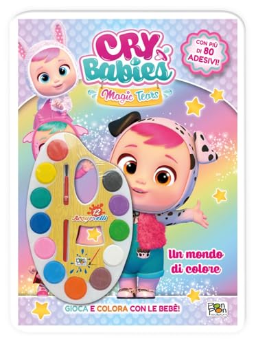 Un mondo di colore. Cry Babies. Ediz. a colori. Ediz. a spirale. Con acquerelli von Pon Pon Edizioni