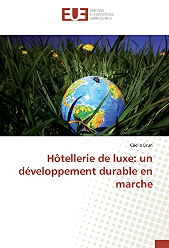 Hôtellerie de luxe: un développement durable en marche von VDM Verlag