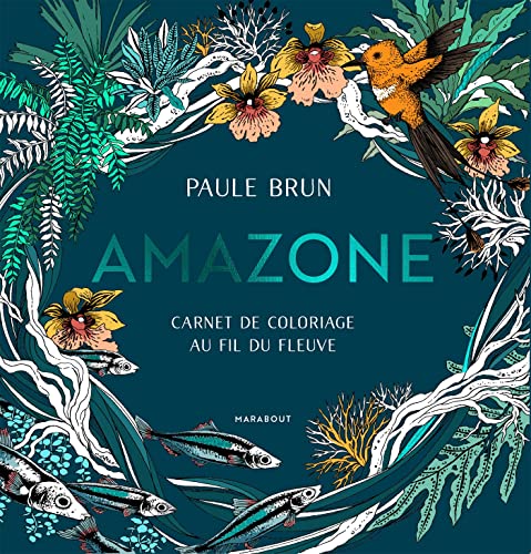 Amazone: Carnet de coloriage au fil du fleuve