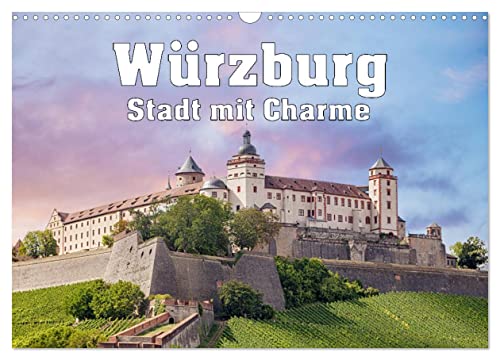 Würzburg - Stadt mit Charme (Wandkalender 2024 DIN A3 quer), CALVENDO Monatskalender
