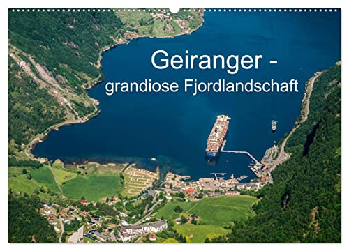Geiranger - grandiose Fjordlandschaft (Wandkalender 2024 DIN A2 quer), CALVENDO Monatskalender