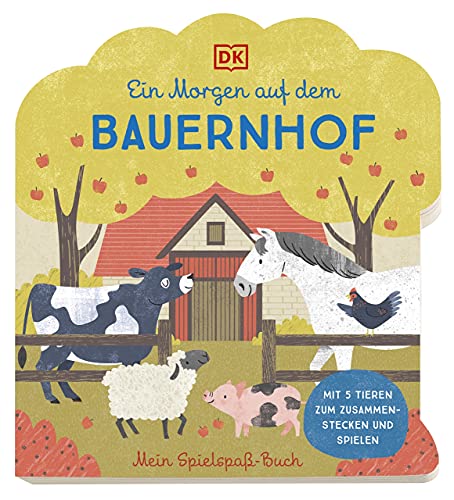 Mein Spielspaß-Buch. Ein Morgen auf dem Bauernhof: Pappbilderbuch ab 3 Jahren mit Tierfiguren zum Zusammenstecken Mein Spielspaß-Buch. Ein Morgen auf dem Bauernhof: Pappbilderbuch ab 3 Jahren mit Tierfiguren zum Zusammenstecken