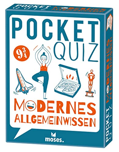 moses. Pocket Quiz Modernes Allgemeinwissen, 150 Fragen von Politik bis Popkultur, Für Kinder & Jugendliche ab 12 Jahren und Erwachsene moses. Pocket Quiz Modernes Allgemeinwissen, 150 Fragen von Politik bis Popkultur, Für Kinder & Jugendliche ab 12 Jahren und Erwachsene