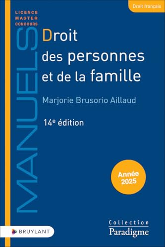 Droit des personnes et de la famille von BRUYLANT