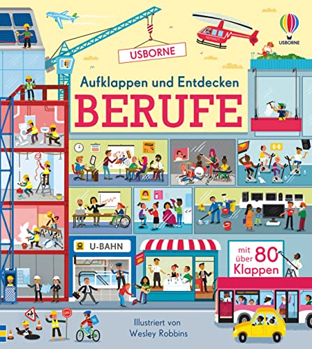 Aufklappen und Entdecken: Berufe (Aufklappen-und-Entdecken-Reihe) von Usborne