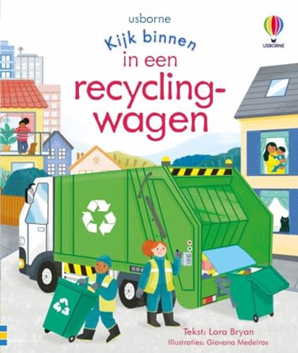 Een recyclingwagen: Kijk binnen in von Usborne Publishers
