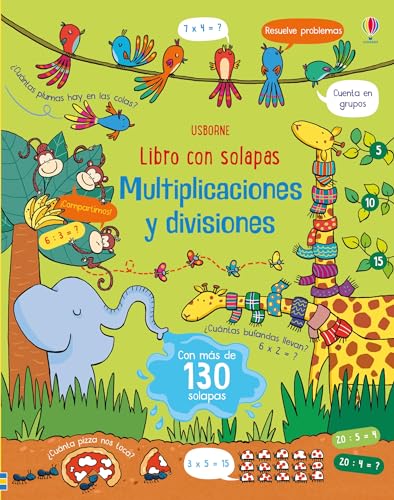 Multiplicaciones y divisiones (Solapas para aprender)