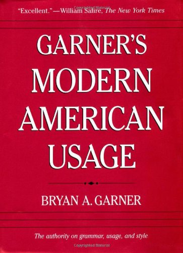 Garner's Modern American Usage von Oxford University Press