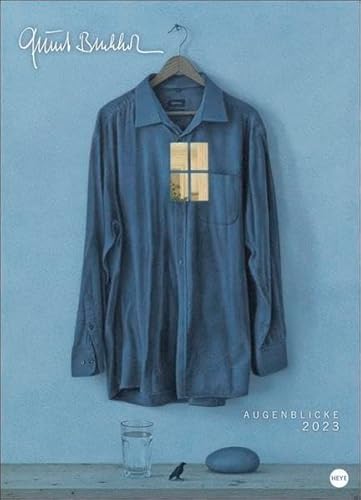 Quint Buchholz: Augenblicke Edition Kalender 2023. Melancholische Szenen aus dem Werk von Illustrator Quint Buchholz in einem großformatigen Kunstkalender. Großer Wandkalender 2023. 50x70 cm