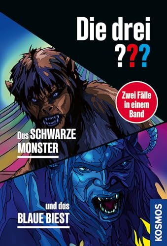 Die drei ???, Das schwarze Monster / und das blaue Biest (Doppelband): Taschenbuchausgabe