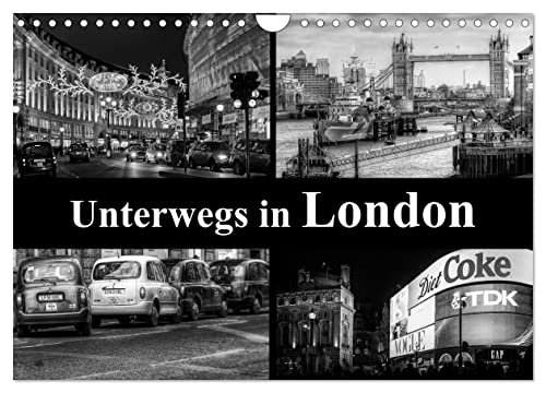 Unterwegs in London (Wandkalender 2025 DIN A4 quer), CALVENDO Monatskalender von CALVENDO