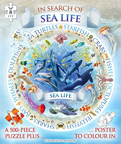 In Search of Sea Life Jigsaw and Poster