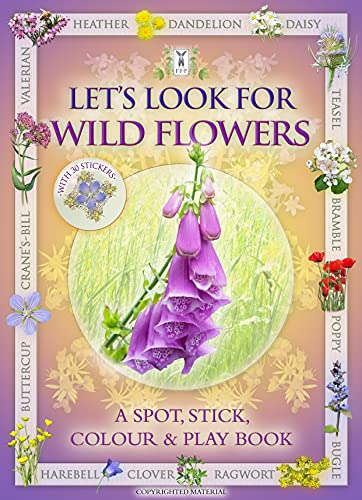 Let’s Look for Wild Flowers: A Spot & Learn, Stick & Play Book: Part of the Let’s Look Nature Series for Children Aged 4 to 8 Years