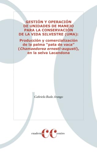 GESTIÓN Y OPERACIÓN DE UNIDADES DE MANEJO PARA LA CONSERVACIÓN DE LA VIDA SILVESTRE (UMA): PRODUCCIÓN Y COMERCIALIZACIÓN DE LA PALMA PATA DE VACA (CHAMAEDOREA ERNESTI-AUGUSTI), EN LA SELVA LACANDONA von El Colegio de San Luis