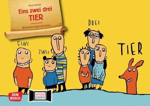 Eins Zwei Drei Tier. Kamishibai Bildkartenset: Wortspiele und Quatschreime für eine spielerische Sprachförderung! Für Kinder von 3 bis 6 (Bilderbuchgeschichten für unser Erzähltheater) von Don Bosco