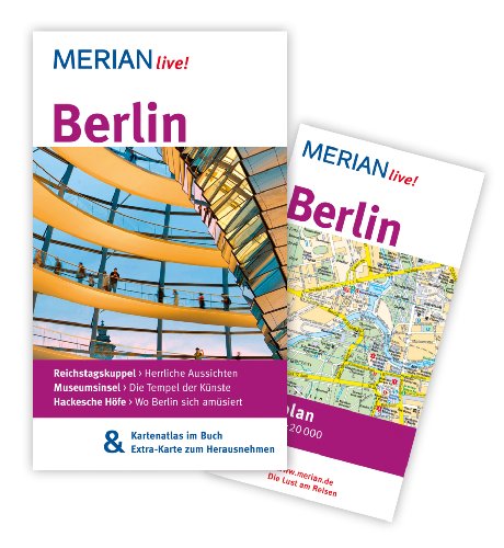 MERIAN live! Reiseführer Berlin: Mit Kartenatlas im Buch und Extra-Karte zum Herausnehmen