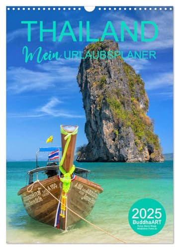 THAILAND - Mein Urlaubsplaner (Wandkalender 2025 DIN A3 hoch), CALVENDO Monatskalender von CALVENDO